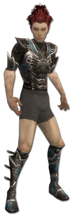 Nekromant Kurzick-Rüstung Männlich brust schuh vorne.jpg