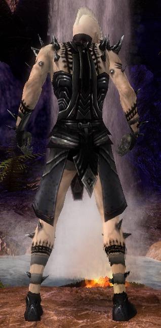 Nekromant Obsidian-Rüstung Männlich hinten.jpg