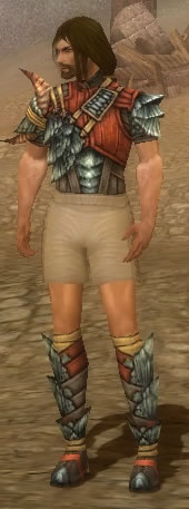 Waldläufer Elite-Lindwurmschuppen-Rüstung Männlich brust schuh vorne.jpg