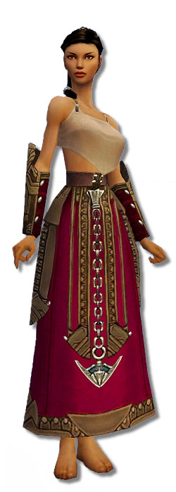 Derwisch Asura-Rüstung Weiblich hand bein vorne.jpg