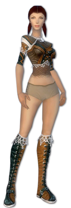 Waldläufer Kurzick-Rüstung Weiblich brust schuh vorne.jpg