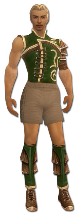 Waldläufer Shing Jea-Rüstung Männlich brust schuh vorne.jpg