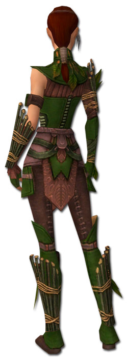 Waldläufer Druiden-Rüstung Weiblich hinten.jpg
