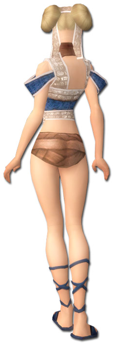 Mönch Geflochtene-Rüstung Weiblich brust schuh hinten.jpg