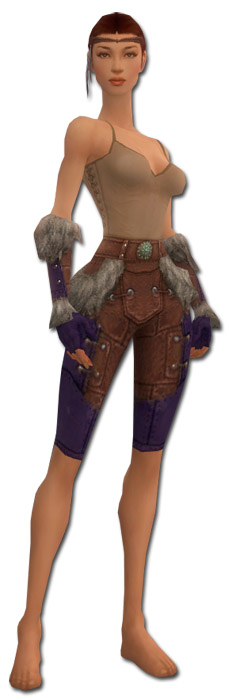 Waldläufer Pelzverbrämte-Rüstung Weiblich hand bein vorne.jpg