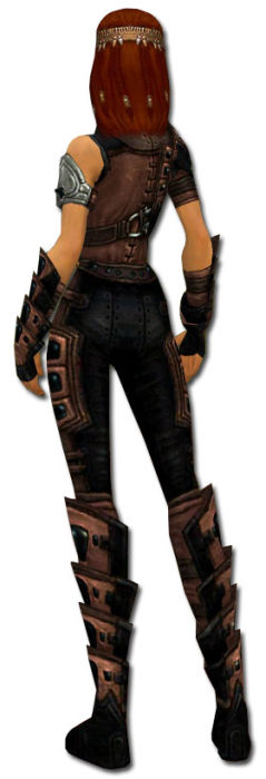 Waldläufer Obsidian-Rüstung Weiblich hinten.jpg