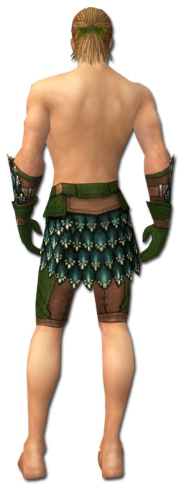 Waldläufer Lindwurmschuppen-Rüstung Männlich hand bein hinten.jpg