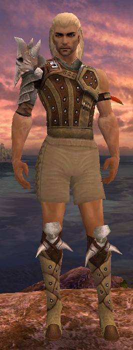 Waldläufer Elite-Beschlagene Leder-Rüstung Männlich brust schuh vorne.jpg