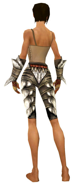 Waldläufer Elite-Lindwurmschuppen-Rüstung Weiblich hand bein hinten.jpg