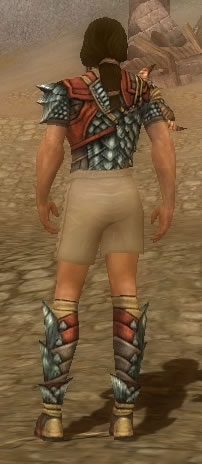 Waldläufer Elite-Lindwurmschuppen-Rüstung Männlich brust schuh hinten.jpg