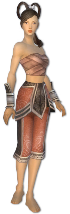 Mönch Monument-Rüstung Weiblich hand bein vorne.jpg