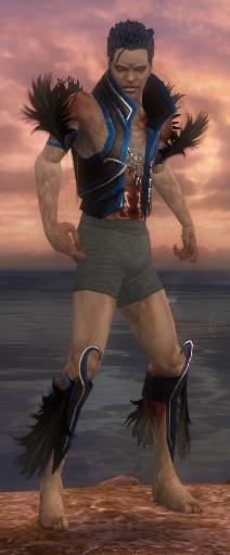 Nekromant Sonnenspeer-Rüstung Männlich brust schuh vorne.jpg