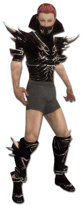 Nekromant Elite-Luxon-Rüstung Männlich brust schuh vorne.jpg