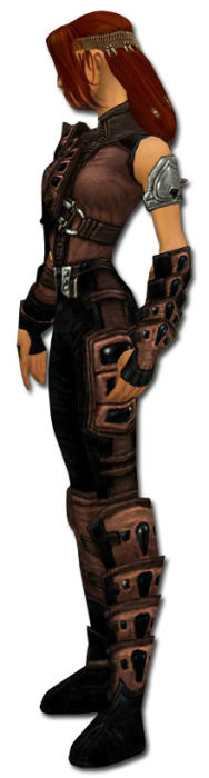 Waldläufer Obsidian-Rüstung Weiblich seite.jpg