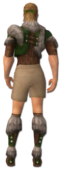 Waldläufer Pelzverbrämte-Rüstung Männlich brust schuh hinten.jpg