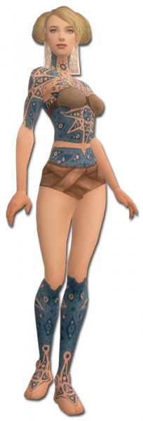 Datei:Mönch Sternen-Rüstung Weiblich brust schuh vorne.jpg