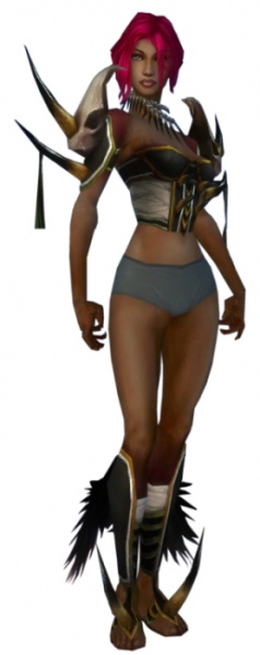 Datei:Nekromant Alte Rüstung Weiblich brust schuh vorne.jpg