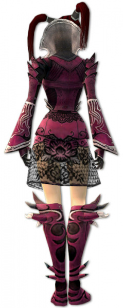 Datei:Nekromant Deldrimor-Rüstung Weiblich hinten.jpg