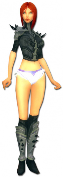 Datei:Elementarmagier Obsidian-Rüstung Weiblich brust schuh vorne.jpg