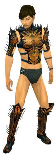 Datei:Assassine Elite-Exoten-Rüstung Männlich brust schuh vorne.jpg