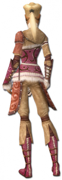 Datei:Waldläufer Cantha-Rüstung Weiblich hinten.jpg
