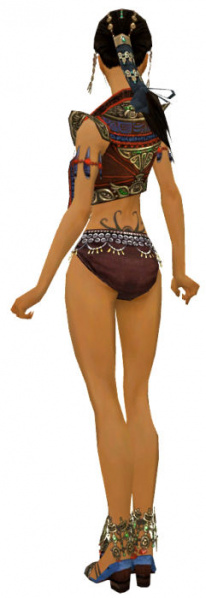 Datei:Ritualist Asura-Rüstung Weiblich brust schuh hinten.jpg