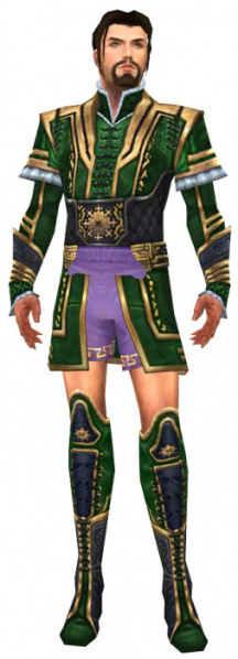 Datei:Mesmer Elite-Sonnenspeer-Rüstung Männlich brust schuh vorne.jpg