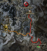 Nicholas der Reisende Karte Ascalon-Vorgebirge.jpg