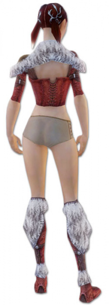 Datei:Waldläufer Elite-Pelzverbrämte-Rüstung Weiblich brust schuh hinten.jpg